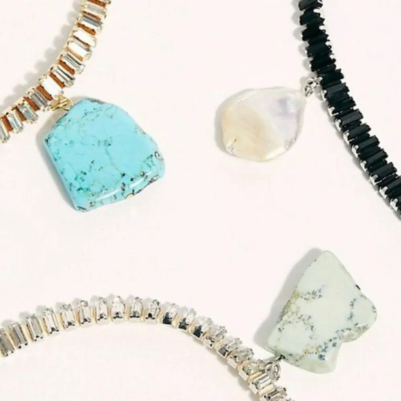 Free People Sloane Stone Choker NWT - Picture 10 of 10